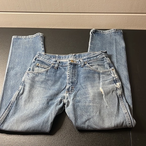 WRANGLER Regular Fit Blue Jean SZ 31x32 (1) - Picture 2 of 8